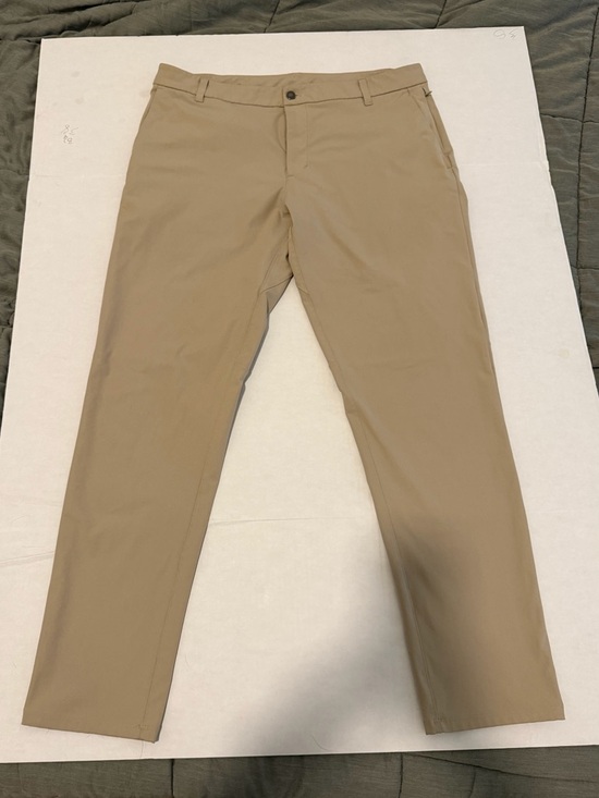 lululemon athletica Other - lululemon Men’s ABC Slim Fit Chino Pants Khaki Tan Size 38 Stretch Golf